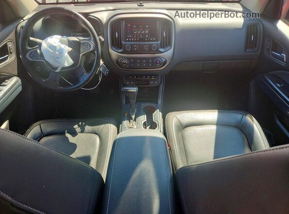 1GCGTDEN4K1205612 2019 CHEVROLET COLORADO Red Widok deski rozdzielczej