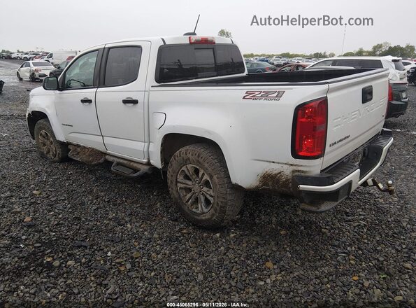 1GCGTDEN5M1162353 2021 CHEVROLET COLORADO White Հետևի ձախ