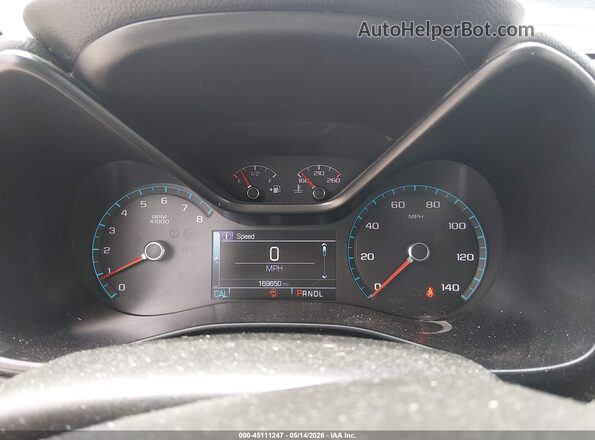 1GCGTDEN7H1318558 2017 CHEVROLET COLORADO Black Widok tylnych siedzeń