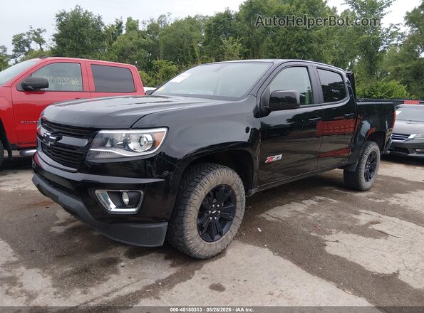1GCGTDEN7K1278604 2019 CHEVROLET COLORADO Black წინა მარცხენა ხედი სამი მეოთხედიდან