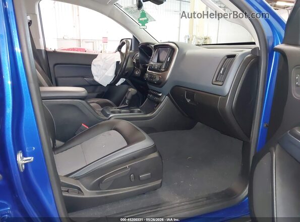 1GCGTDEN7L1187754 2020 CHEVROLET COLORADO Blue წინა სალონის ხედი