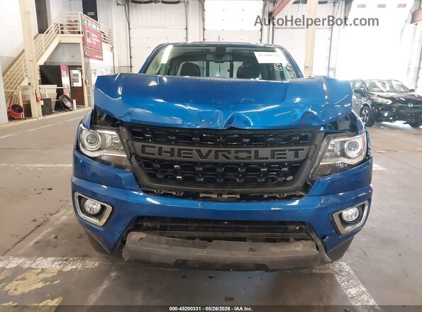 1GCGTDEN7L1187754 2020 CHEVROLET COLORADO Blue წინა ხედი