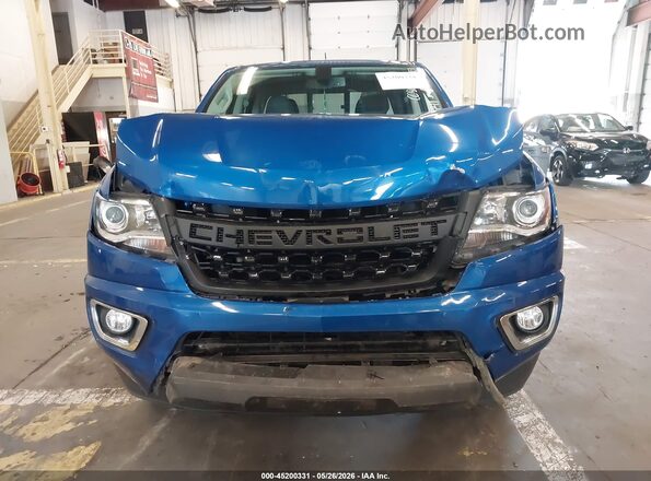 1GCGTDEN7L1187754 2020 CHEVROLET COLORADO Blue ხელსაწყოთა პანელის ხედი