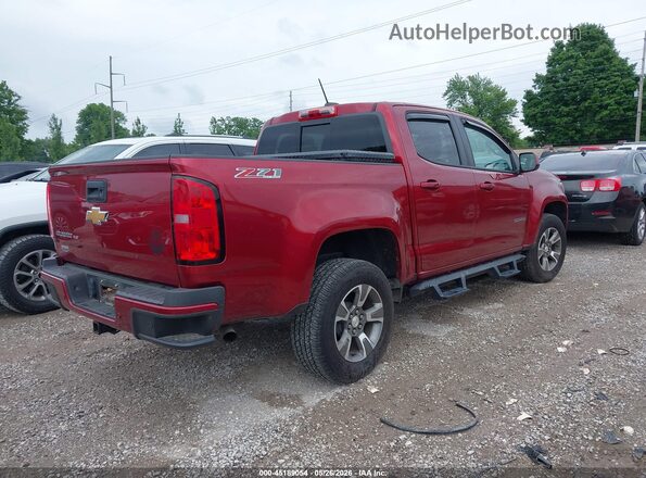 1GCGTDEN9L1126874 2020 CHEVROLET COLORADO Maroon Задня права чверть