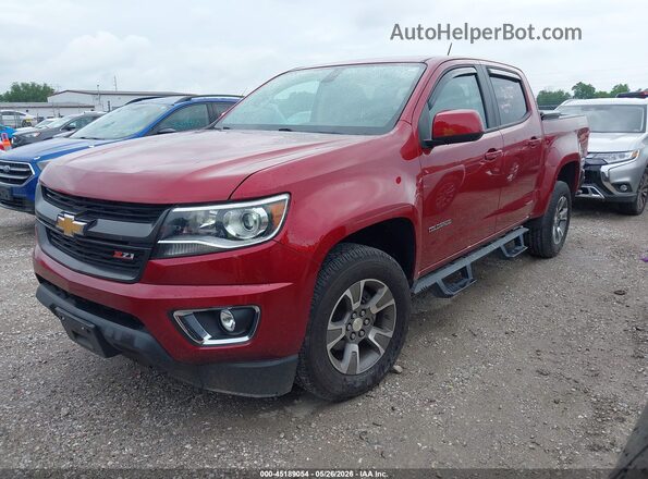 1GCGTDEN9L1126874 2020 CHEVROLET COLORADO Maroon Передня ліва чверть