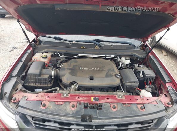 1GCGTDEN9L1126874 2020 CHEVROLET COLORADO Maroon Вид ззаду