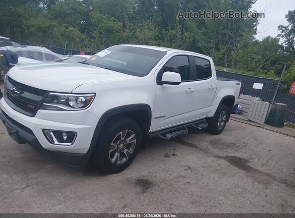 1GCGTDENXK1113596 2019 CHEVROLET COLORADO Белый Передняя левая четверть