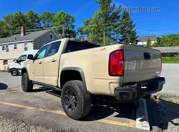 1GCGTEENXM1149913 2021 CHEVROLET COLORADO Tan 