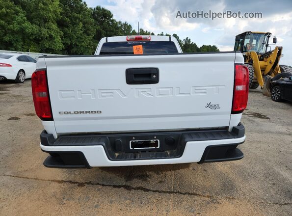 1GCHSBEA0M1140575 2021 CHEVROLET COLORADO Белый Вид сзади