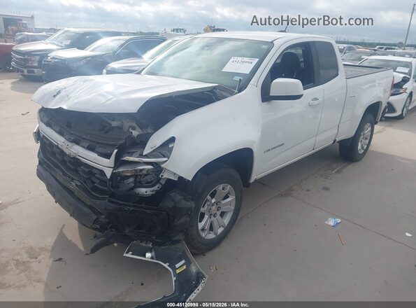 1GCHSCEA9M1283899 2021 CHEVROLET COLORADO White Առջևի ձախ երեք քառորդ տեսարան