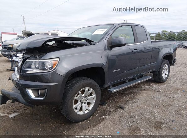 1GCHTCE39G1349645 2016 CHEVROLET COLORADO Серый Передняя левая четверть