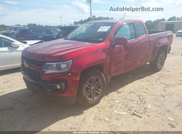 1GCHTCEN9N1111597 2022 CHEVROLET COLORADO Красный Передняя левая четверть