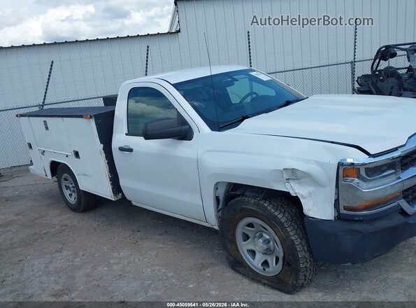 1GCNCNEC2JZ374846 2018 CHEVROLET SILVERADO White Вид задньої частини салону
