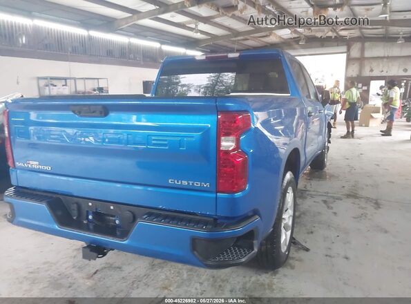 1GCPABEK5PZ120660 2023 CHEVROLET SILVERADO Синий Задняя правая четверть
