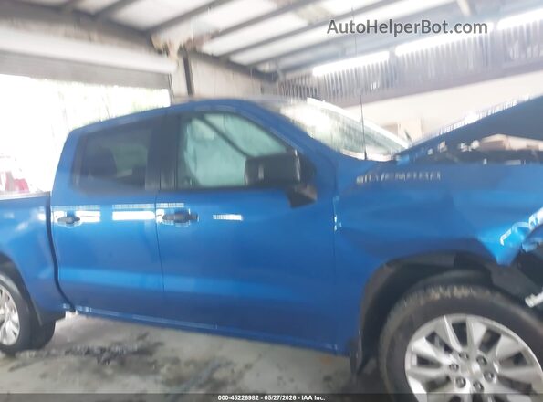 1GCPABEK5PZ120660 2023 CHEVROLET SILVERADO Синий Вид задней части салона