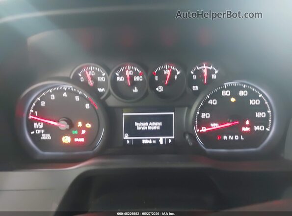 1GCPABEK5PZ120660 2023 CHEVROLET SILVERADO Синий Вид задних сидений