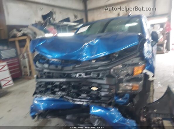 1GCPABEK5PZ120660 2023 CHEVROLET SILVERADO Синий Вид щитка приборов