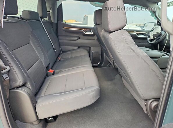 1GCPACEK8SZ152212 2025 CHEVROLET SILVERADO Green უკანა სავარძლების ხედი