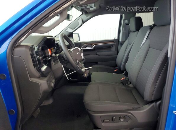 1GCPADED2TZ190561 2026 CHEVROLET SILVERADO Blue Widok wnętrza z przodu