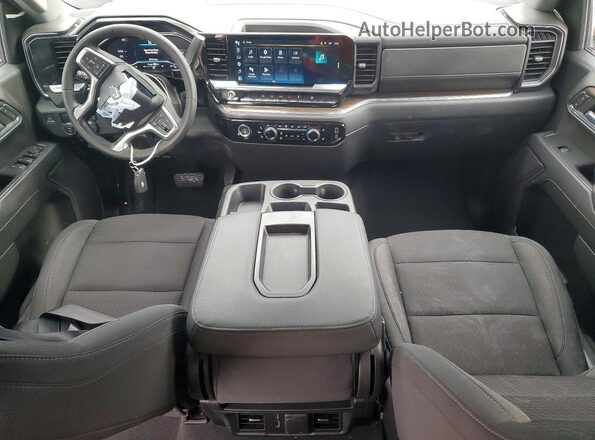 1GCPADED3RZ253482 2024 CHEVROLET SILVERADO Black Vista del salpicadero