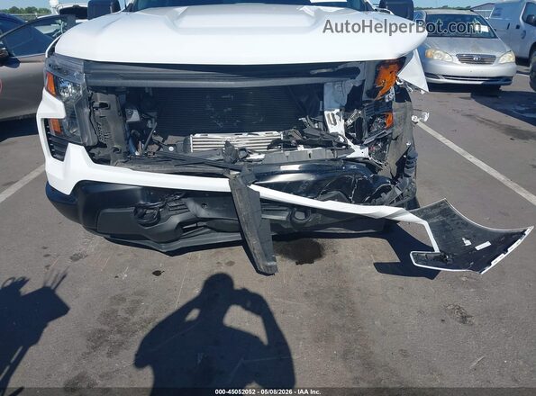 1GCPDAEK1NZ557960 2022 CHEVROLET SILVERADO White Front view