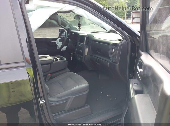 1GCPDAEK2RZ292472 2024 CHEVROLET SILVERADO Черный Вид салона спереди