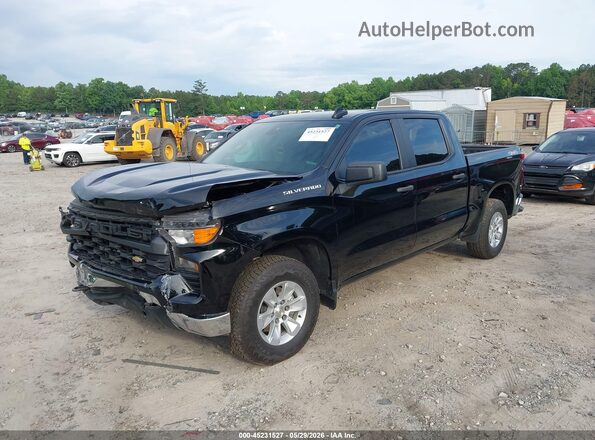 1GCPDAEK2RZ292472 2024 CHEVROLET SILVERADO Черный Передняя левая четверть