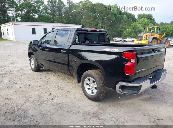 1GCPDAEK2RZ292472 2024 CHEVROLET SILVERADO Черный Задняя левая четверть