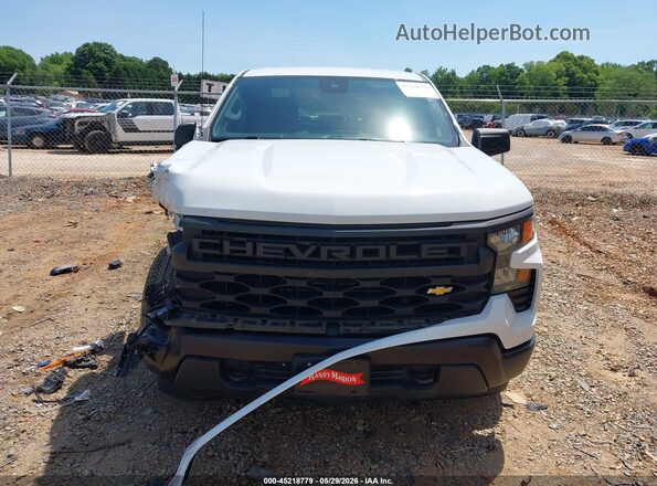 1GCPDAEKXPZ108697 2023 CHEVROLET SILVERADO White ხელსაწყოთა პანელის ხედი
