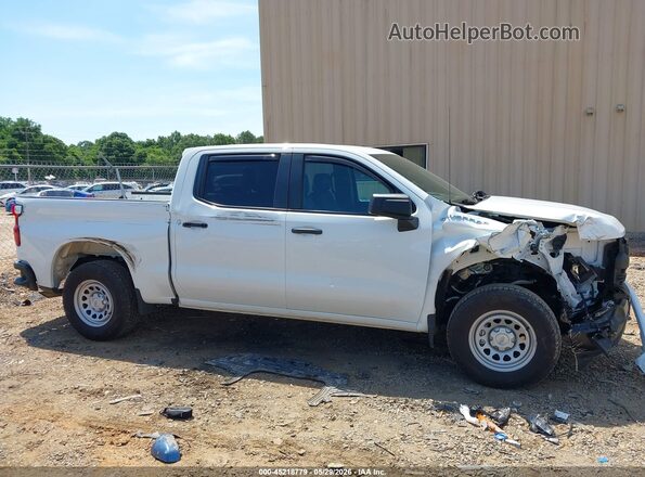 1GCPDAEKXPZ108697 2023 CHEVROLET SILVERADO White უკანა სალონის ხედი