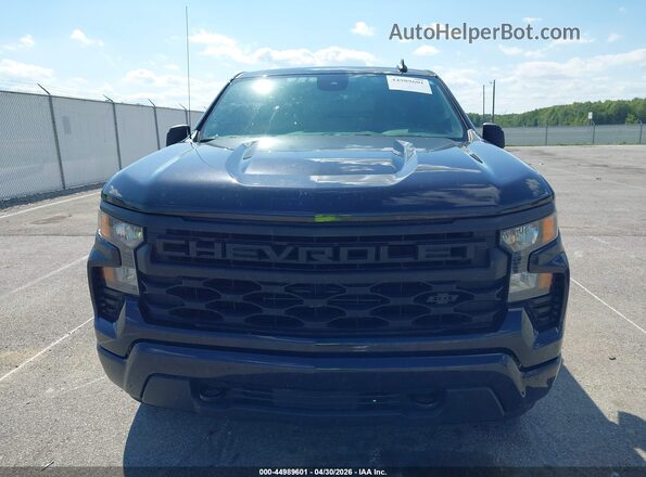 1GCPDBEK1PZ191300 2023 CHEVROLET SILVERADO Black Սալոնի հետևի տեսք