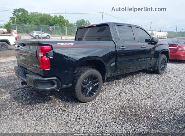 1GCPDBEK6NZ549293 2022 CHEVROLET SILVERADO Black Trasero derecho