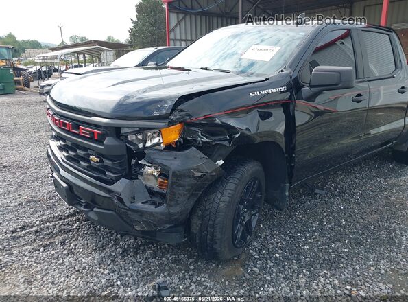 1GCPDBEK6NZ549293 2022 CHEVROLET SILVERADO Black Vista frontal