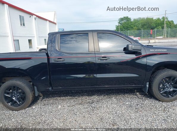 1GCPDBEK6NZ549293 2022 CHEVROLET SILVERADO Black Vista interior trasera