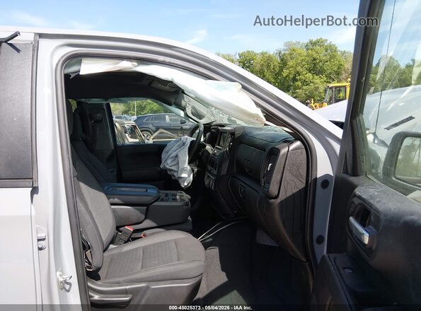1GCPDBEK6RZ340044 2024 CHEVROLET SILVERADO Gray წინა სალონის ხედი