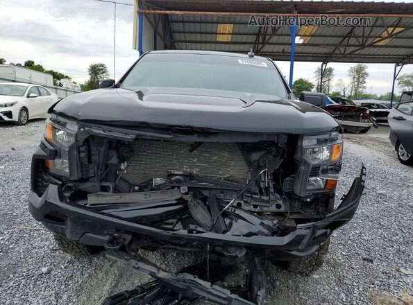 1GCPDBEK7PZ206608 2023 CHEVROLET SILVERADO Черный Вид спереди