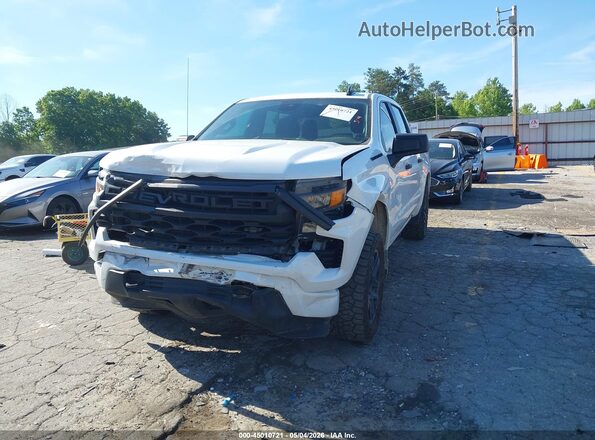1GCPDBEK9PZ190721 2023 CHEVROLET SILVERADO White წინა ხედი