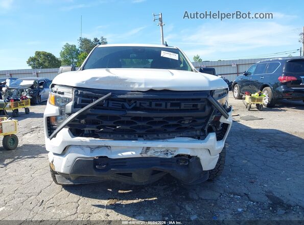 1GCPDBEK9PZ190721 2023 CHEVROLET SILVERADO White ხელსაწყოთა პანელის ხედი