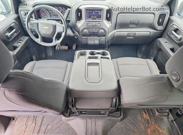 1GCPDBEKXPZ289693 2023 CHEVROLET SILVERADO Gray Dashboard view