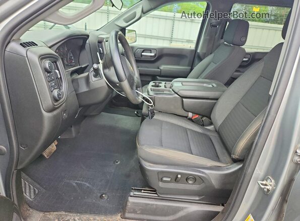 1GCPDBEKXPZ289693 2023 CHEVROLET SILVERADO Gray Front interior view