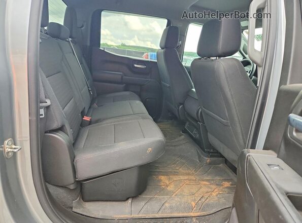 1GCPDBEKXPZ289693 2023 CHEVROLET SILVERADO Gray Rear seats view