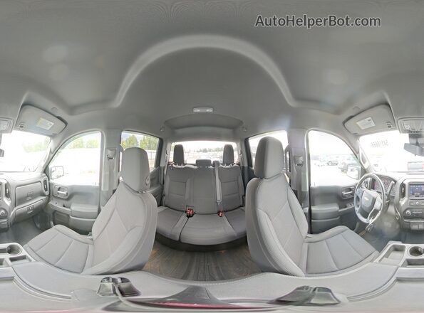 1GCPDBEKXPZ289693 2023 CHEVROLET SILVERADO Gray 360 interior view