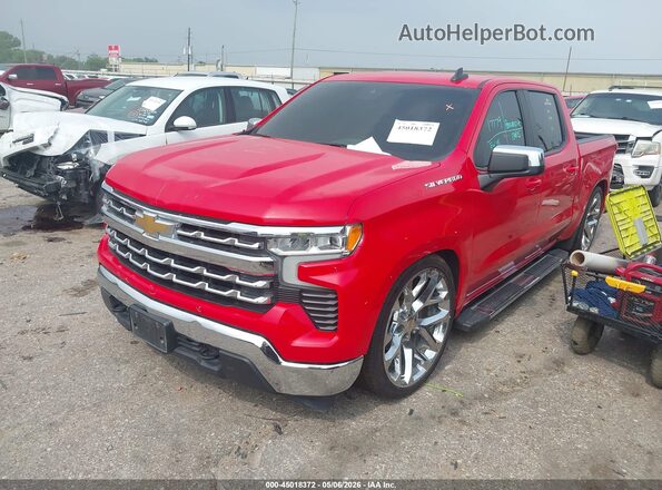 1GCPDDEK8PZ121787 2023 CHEVROLET SILVERADO Red Przód lewy
