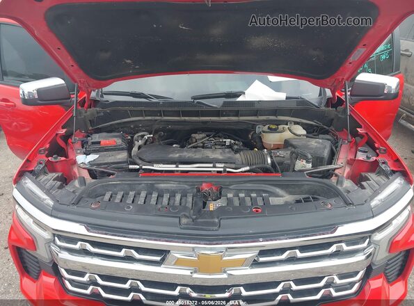 1GCPDDEK8PZ121787 2023 CHEVROLET SILVERADO Red Widok z tyłu