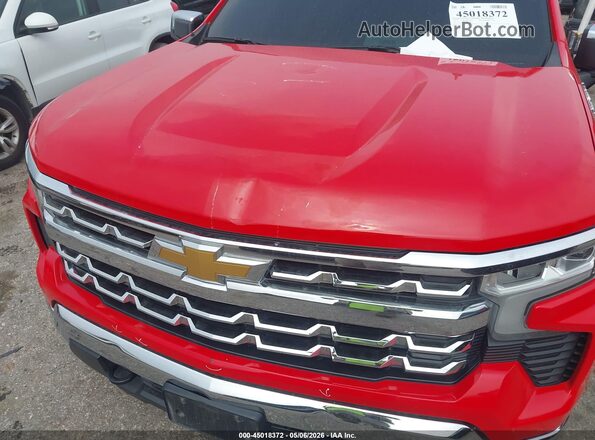 1GCPDDEK8PZ121787 2023 CHEVROLET SILVERADO Red Widok z przodu