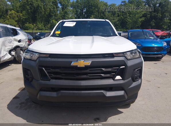 1GCPSBEK0P1145588 2023 CHEVROLET COLORADO White Widok zestawu wskaźników