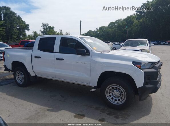 1GCPSBEK0P1145588 2023 CHEVROLET COLORADO White Widok wnętrza z tyłu