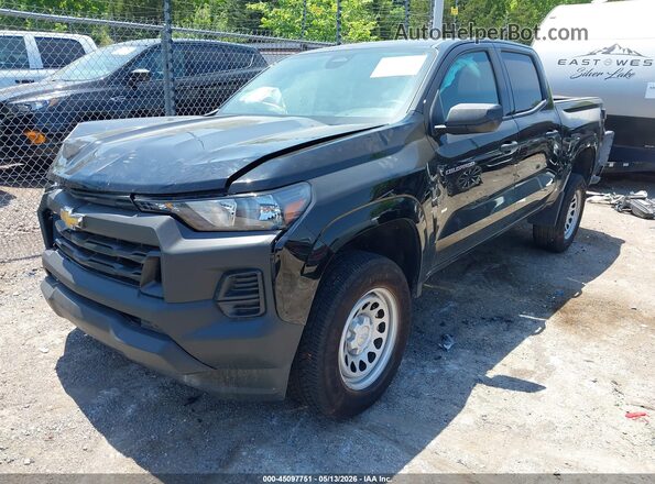 1GCPSBEK4S1199100 2025 CHEVROLET COLORADO Black წინა მარცხენა ხედი სამი მეოთხედიდან