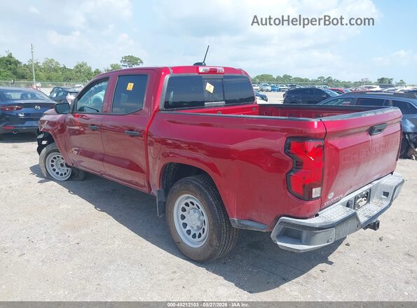 1GCPSBEK7T1191722 2026 CHEVROLET COLORADO Red უკანა მარცხენა