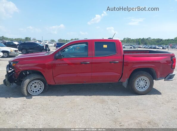 1GCPSBEK7T1191722 2026 CHEVROLET COLORADO Red სალონის 360-გრადუსიანი ხედი